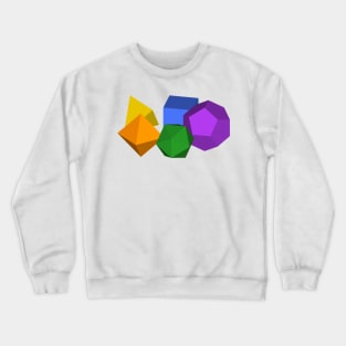 platonic solids gmtrx Crewneck Sweatshirt